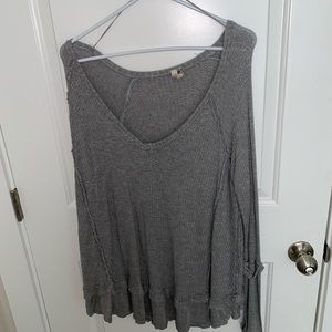 Free people grey top
